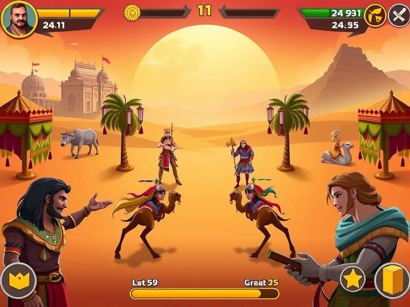 Desert King S Challenge Game Screenshot
